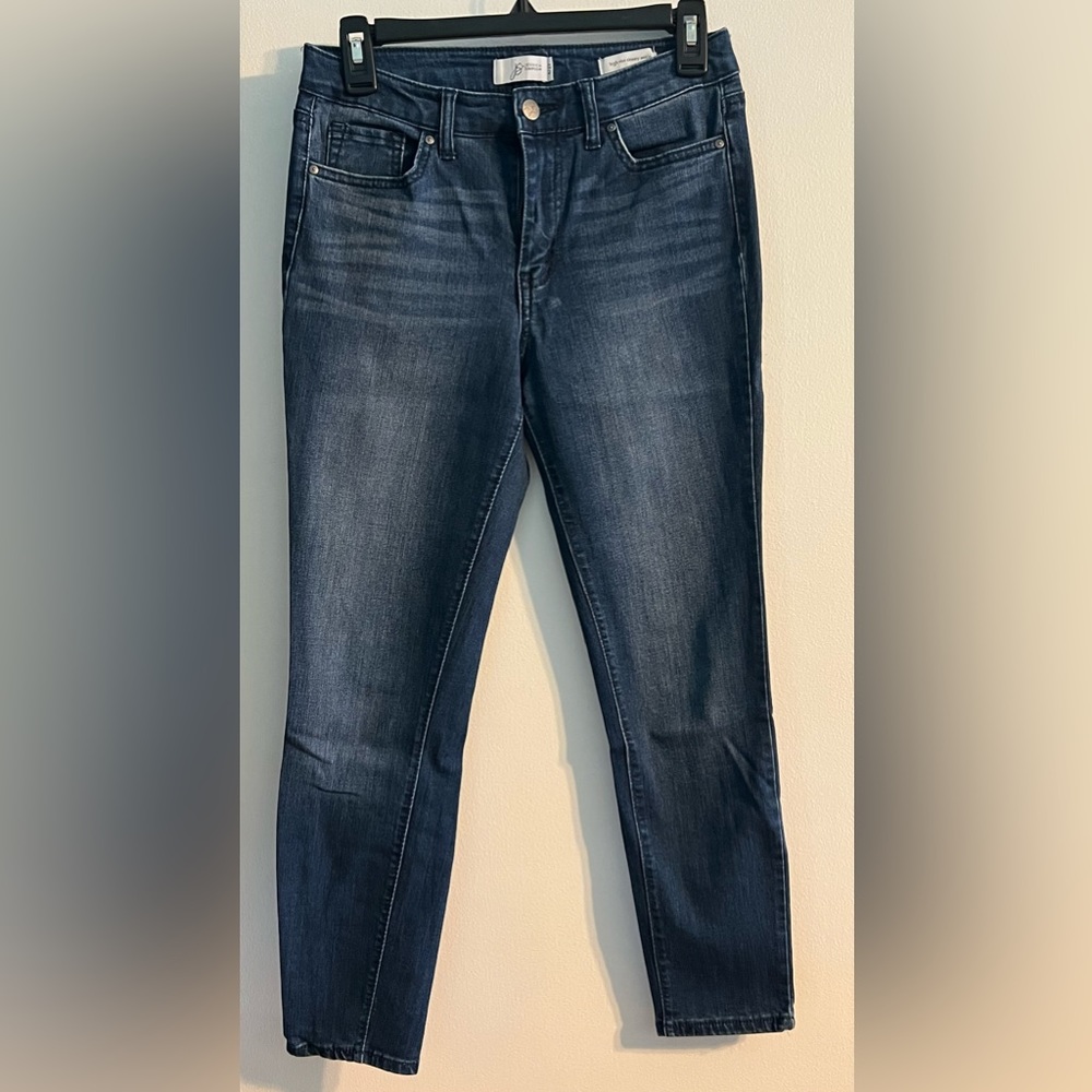Jessica Simpson Dark Wash High Rise Skinny Ankle Jeans